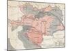 Map of Austria-Hungary in 1878-null-Mounted Giclee Print