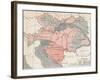 Map of Austria-Hungary in 1878-null-Framed Giclee Print