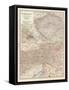 Map of Austria-Hungary, Western Part. Inset of Vienna (Wien) and Vicinity-Encyclopaedia Britannica-Framed Stretched Canvas