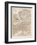 Map of Austria-Hungary, Western Part. Inset of Vienna (Wien) and Vicinity-Encyclopaedia Britannica-Framed Art Print
