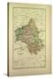Map of Aveyron France-null-Stretched Canvas