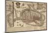 Map of Ayutthaya, 1686-null-Mounted Giclee Print