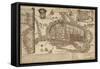 Map of Ayutthaya, 1686-null-Framed Stretched Canvas