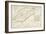 Map of Bagnocavallo, Province of Ravenna, Italy, 1850-null-Framed Giclee Print