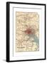 Map of Baltimore (C. 1900), Maps-Encyclopaedia Britannica-Framed Giclee Print