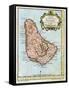 Map of Barbados, C1758-null-Framed Stretched Canvas