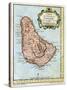 Map of Barbados, C1758-null-Stretched Canvas