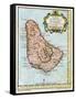 Map of Barbados, C1758-null-Framed Stretched Canvas