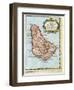 Map of Barbados, C1758-null-Framed Giclee Print