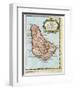 Map of Barbados, C1758-null-Framed Giclee Print