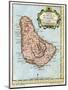 Map of Barbados, C1758-null-Mounted Giclee Print