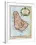 Map of Barbados, C1758-null-Framed Giclee Print