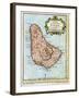 Map of Barbados, C1758-null-Framed Giclee Print