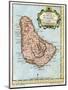 Map of Barbados, C1758-null-Mounted Premium Giclee Print