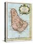 Map of Barbados, C1758-null-Stretched Canvas