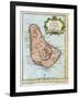 Map of Barbados, C1758-null-Framed Giclee Print