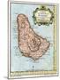 Map of Barbados, C1758-null-Mounted Giclee Print