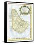 Map of Barbados, C1764-null-Framed Stretched Canvas