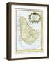Map of Barbados, C1764-null-Framed Giclee Print