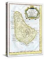 Map of Barbados, C1764-null-Stretched Canvas