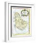 Map of Barbados, C1764-null-Framed Premium Giclee Print