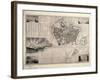 Map of Barcelona-Jose Mas y Vila-Framed Art Print