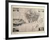 Map of Barcelona-Jose Mas y Vila-Framed Art Print