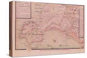 Map of Bas-Poitou and the Ile de Noirmoutier-Claude Masse-Stretched Canvas