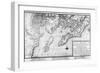 Map of Bas Poitou-Claude Masse-Framed Giclee Print