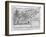 Map of Bas Poitou-Claude Masse-Framed Giclee Print