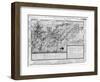 Map of Bas Poitou-Claude Masse-Framed Giclee Print