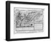 Map of Bas Poitou-Claude Masse-Framed Giclee Print