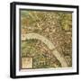 Map of Basel, Switzerland, from Civitates Orbis Terrarum-null-Framed Giclee Print