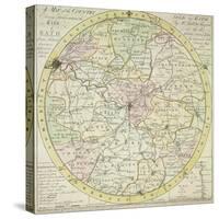Map Of Bath-B. Donne-Stretched Canvas