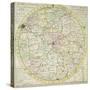 Map Of Bath-B. Donne-Stretched Canvas