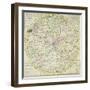 Map Of Bath-B. Donne-Framed Giclee Print