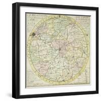 Map Of Bath-B. Donne-Framed Giclee Print