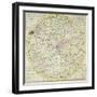 Map Of Bath-B. Donne-Framed Giclee Print