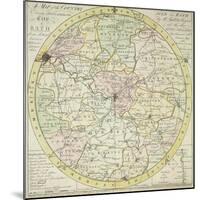Map Of Bath-B. Donne-Mounted Giclee Print