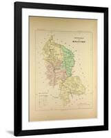 Map of Belfort-null-Framed Giclee Print