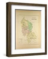 Map of Belfort-null-Framed Giclee Print