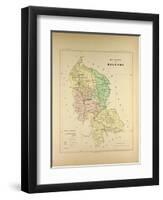 Map of Belfort-null-Framed Giclee Print