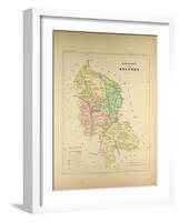 Map of Belfort-null-Framed Giclee Print