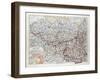 Map of Belgium 1899-null-Framed Giclee Print