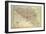 Map of Belgium and Luxemburg-null-Framed Giclee Print