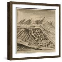 Map of Belluno, from 'Les Villes De Venetie', 1704, Published by Pierre Mortier in Amsterdam-Pierre Mortier-Framed Giclee Print