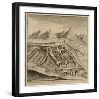 Map of Belluno, from 'Les Villes De Venetie', 1704, Published by Pierre Mortier in Amsterdam-Pierre Mortier-Framed Giclee Print