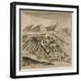 Map of Belluno, from 'Les Villes De Venetie', 1704, Published by Pierre Mortier in Amsterdam-Pierre Mortier-Framed Giclee Print