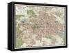 Map of Berlin, 1902-null-Framed Stretched Canvas