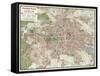 Map of Berlin, 1902-null-Framed Stretched Canvas